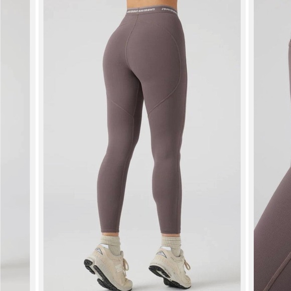 Joah Brown The Sports Leggings in Sueded Mauve - Picture 3 of 6